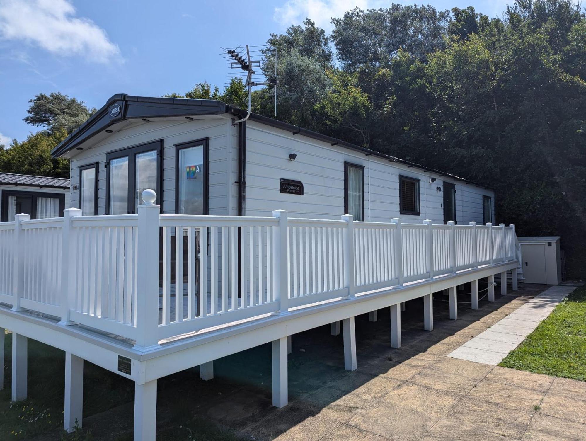Stunning Caravan With Panoramic Views Weymouth Littlesea Haven Wyke Regis エクステリア 写真